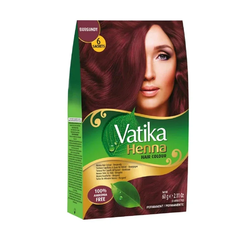 Vatika Henna Hair Color Burgundy 60g