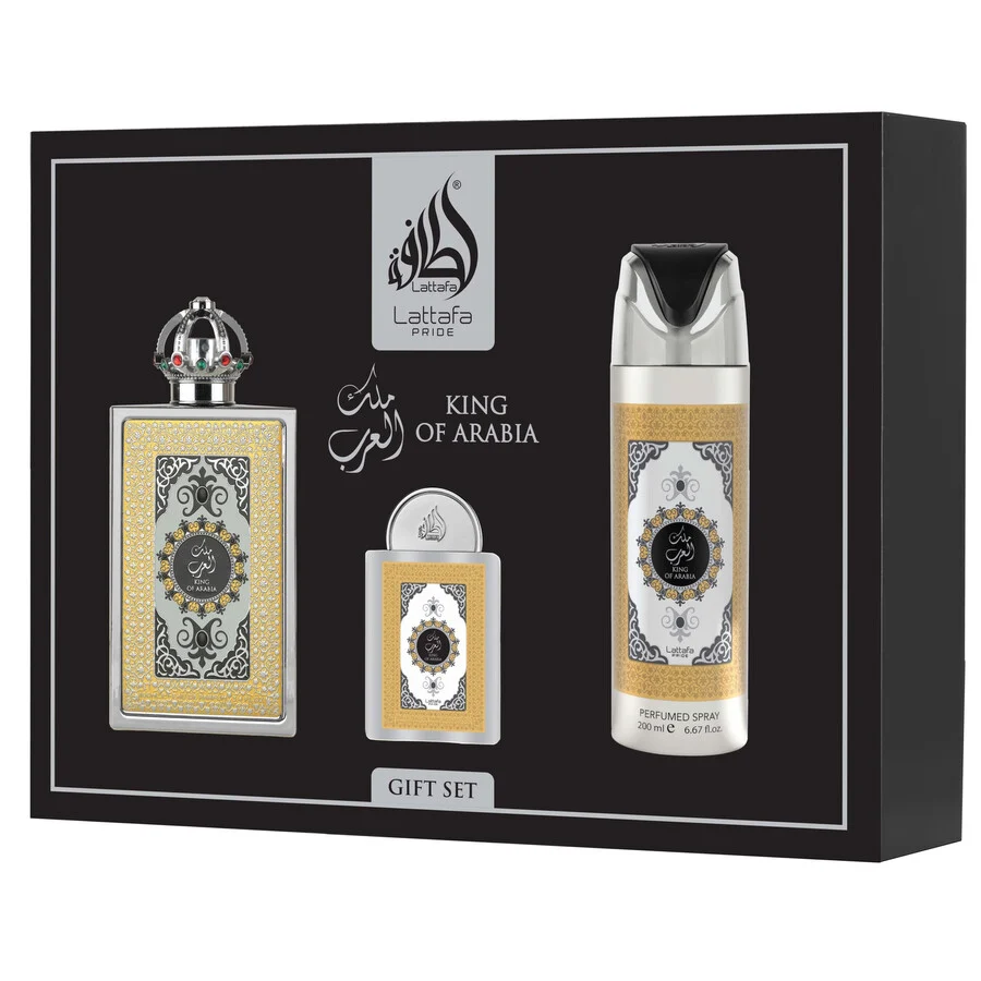 Lattafa Pride King Of Arabia 3pc Gift Set