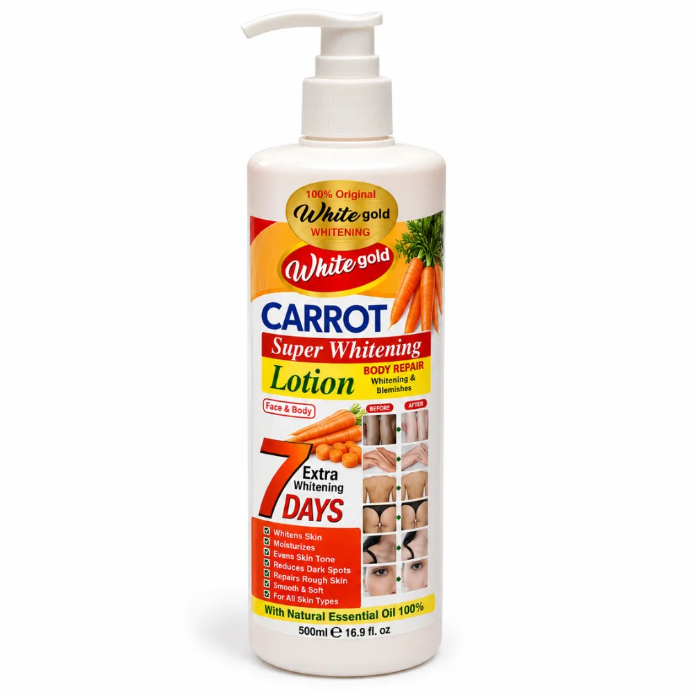 White Gold Carrot Super Whitening Lotion 500ML