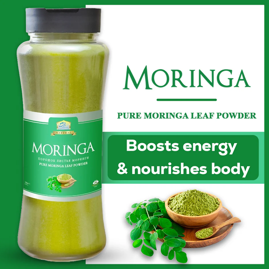 Al Khair Moringa Pure Leaf Powder 200g + 24pc