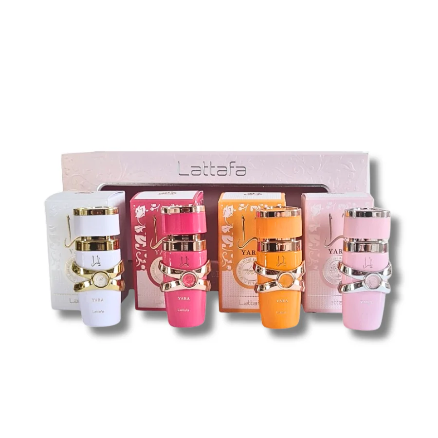 Lattafa Yara Mini Collection Perfume Spray Set 4 X 5ML