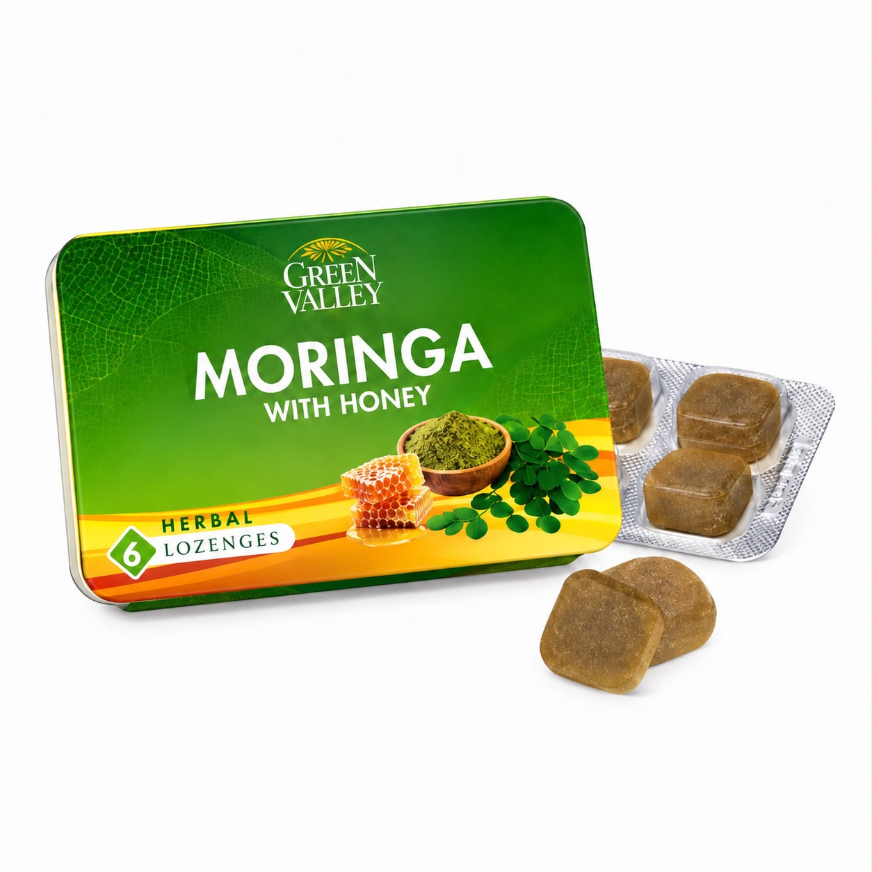 Green Valley Moringa Lozenges 60ct