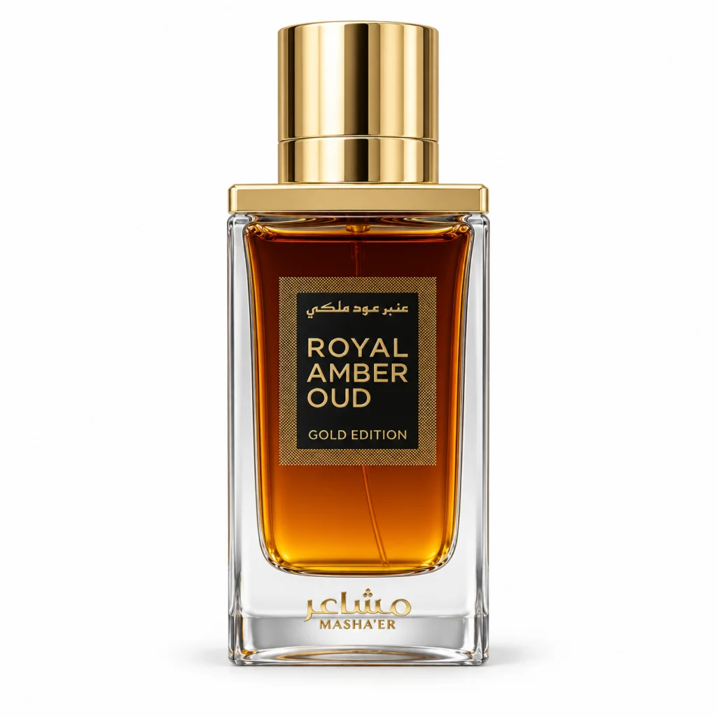 Masha'er Royal Amber Oud Gold Edition Spray Perfume 100ML
