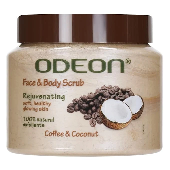 Odeon Coffee and Coconut Face And Skin Scrub 300ML