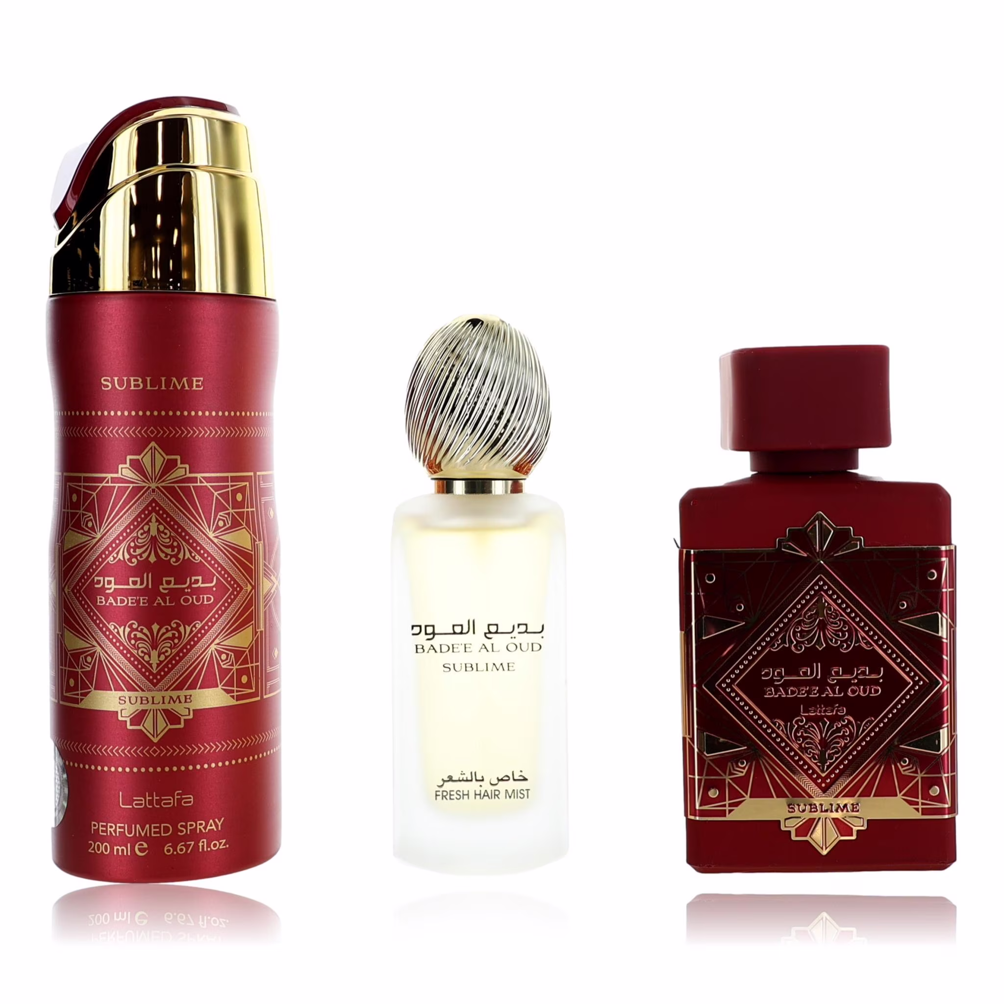 Lattafa Badee Al Oud Sublime 3pc Gift Set