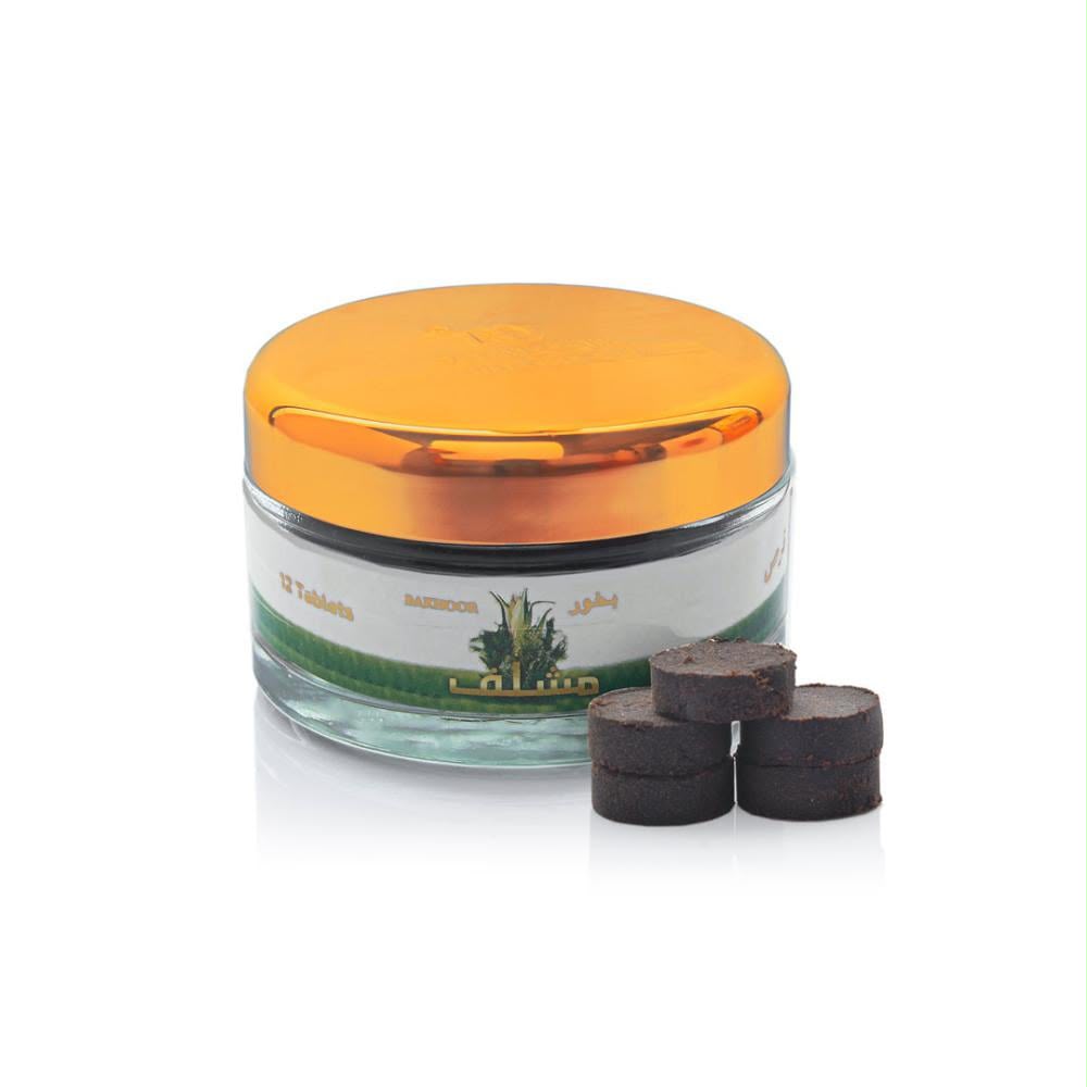 Banafa For Oud Mashlaf Bakhour 12 Tablets (Aqras)
