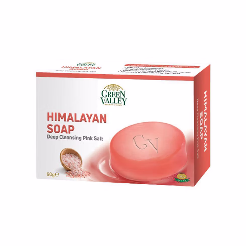 Green Valley Himalayan Soap Deep Cleansing Pink Salt Dry soap 100g
