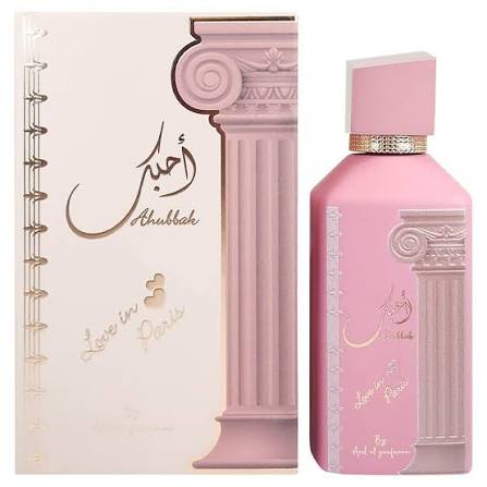 Ard Al Zaafaran Ahubbak Love in Paris Spray Perfume 100ML