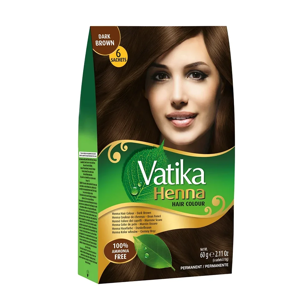 Vatika Henna Hair Color Dark Brown 60g