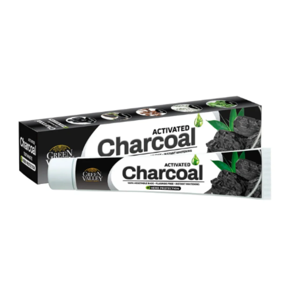 Green Valley Activated Charcoal Toothpaste 185g