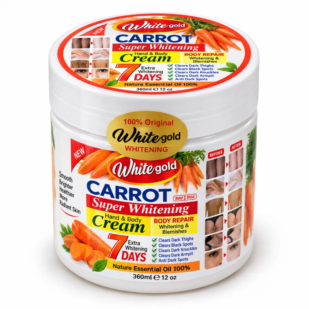 White Gold Carrot Whitening Cream 360ML