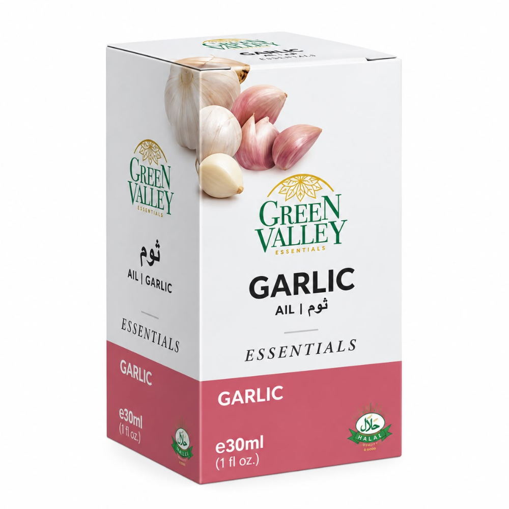 Green Valley Garlic Enriched Oil 30ML