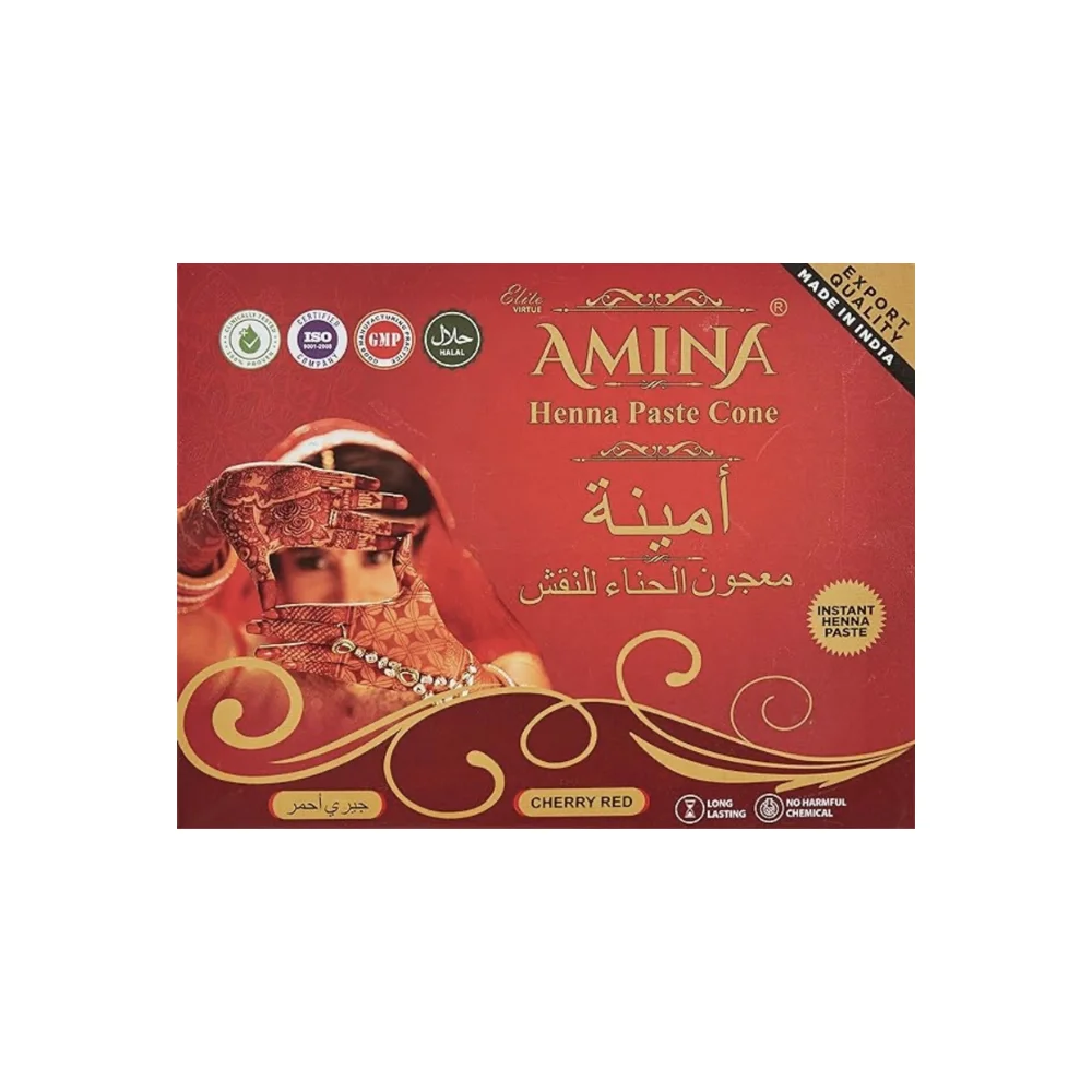Amina Henna Paste Premium Cherry Red 45g