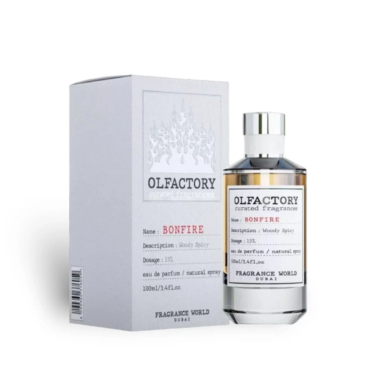 Fragrance World Olfactory Bonfire Perfume Spray 100ML