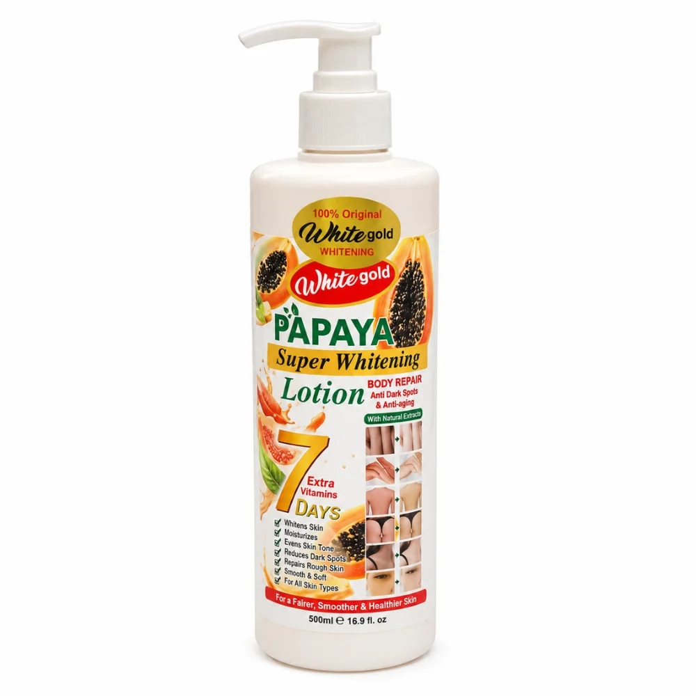White Gold Papaya Super Whitening Cream 500ML