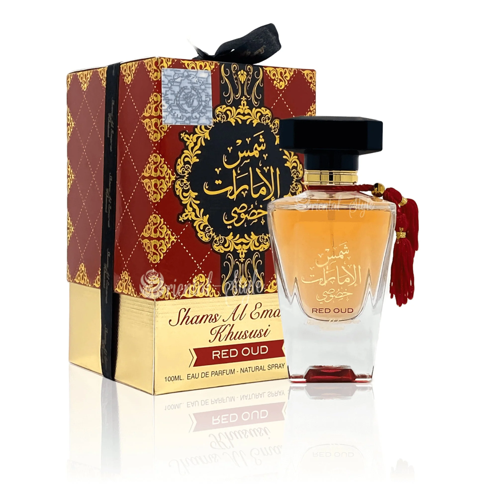 Ard Al Zaafaran Shams Al Emarat Khususi Red Oud Spray Perfume 100ML