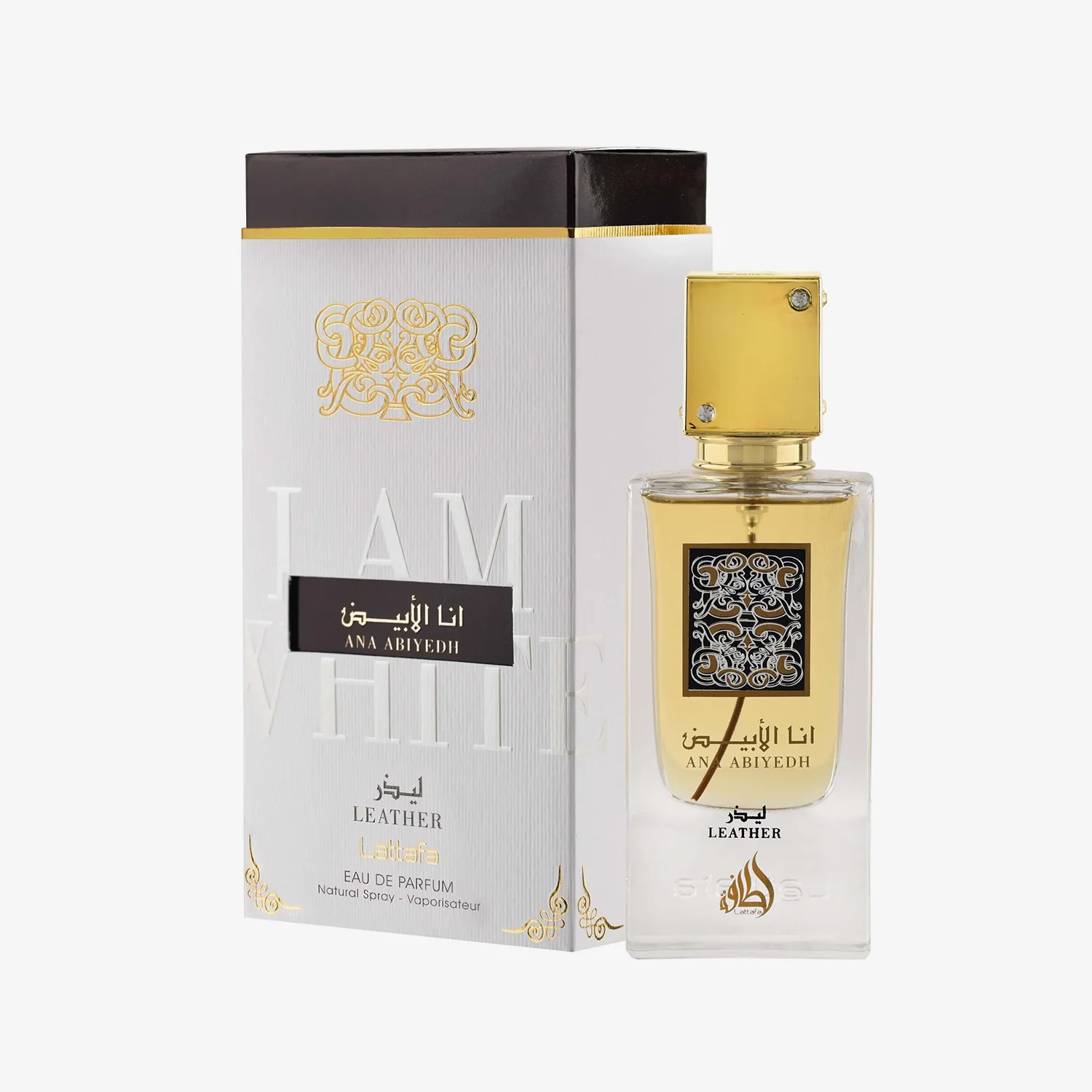 Lattafa Ana Abiyedh Leather Perfume Spray 60ML