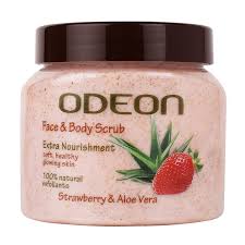 Odeon Strawberry & Aloe Vera Extra Nourishment Scrub 300ML