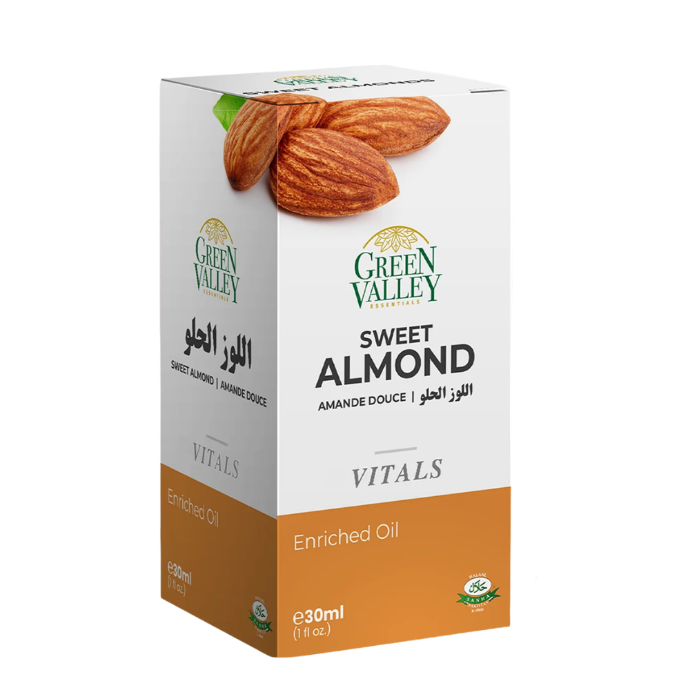 Green Valley Sweet Almond Enriched Oil 30ML