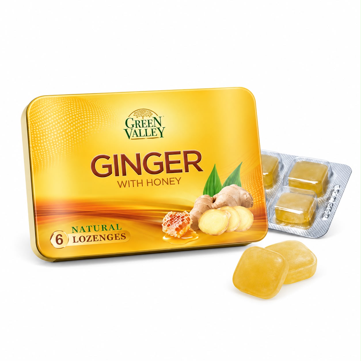Green Valley Ginger Lozenges 60ct