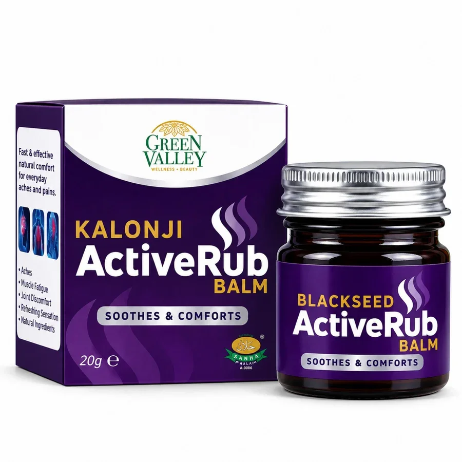 Green Valley Blackseed Active Rub Balm 20g