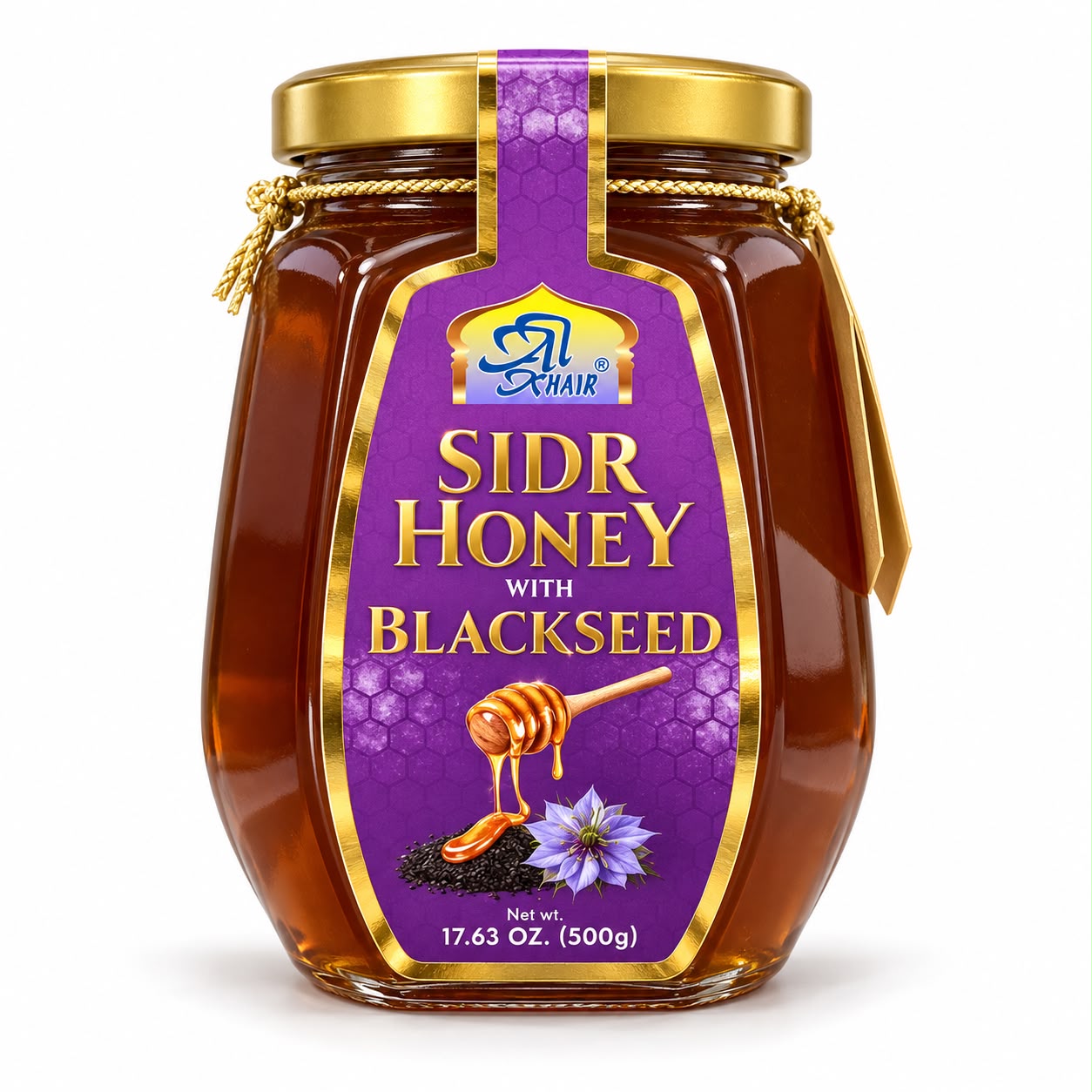Al Khair Sidr Honey w/ Blackseed 500g