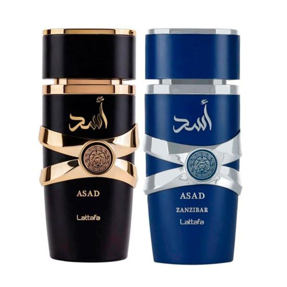 Lattafa Asad+Zanzibar Perfume Spray Set 2 x 100ML