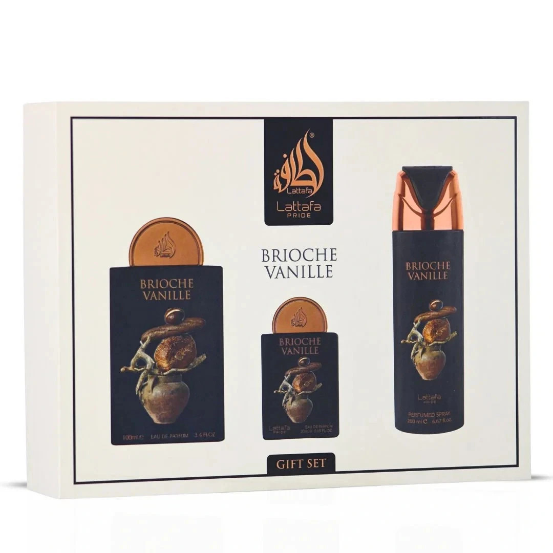 Lattafa Pride Brioche Vanille 3pc Gift Set