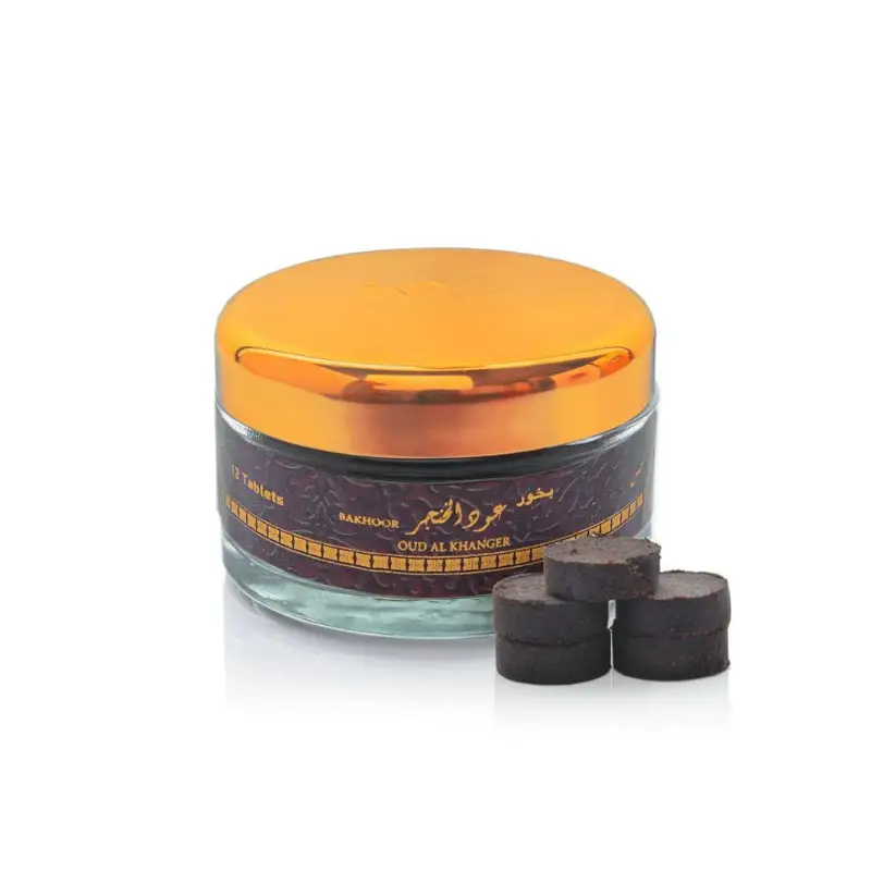 Banafa For Oud Bakhour Alkhanjer 12 Tablets (Aqras)