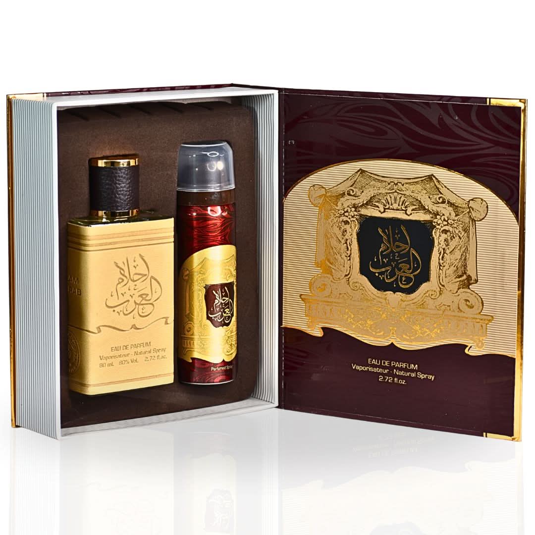 Ard Al Zaafaran Ahlam Al Arab Spray Perfume 80ML + Spray Deodorant