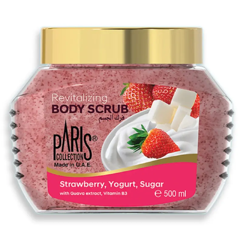 Paris Collection Revitalizing Scrub Strawberry, Yogurt, Sugar 500ML