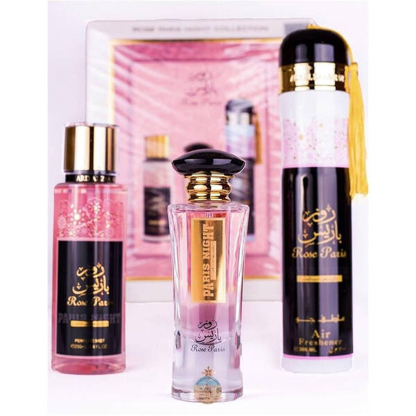 Ard Al Zaafaran Rose Paris Night Collection 3pc Gift Set