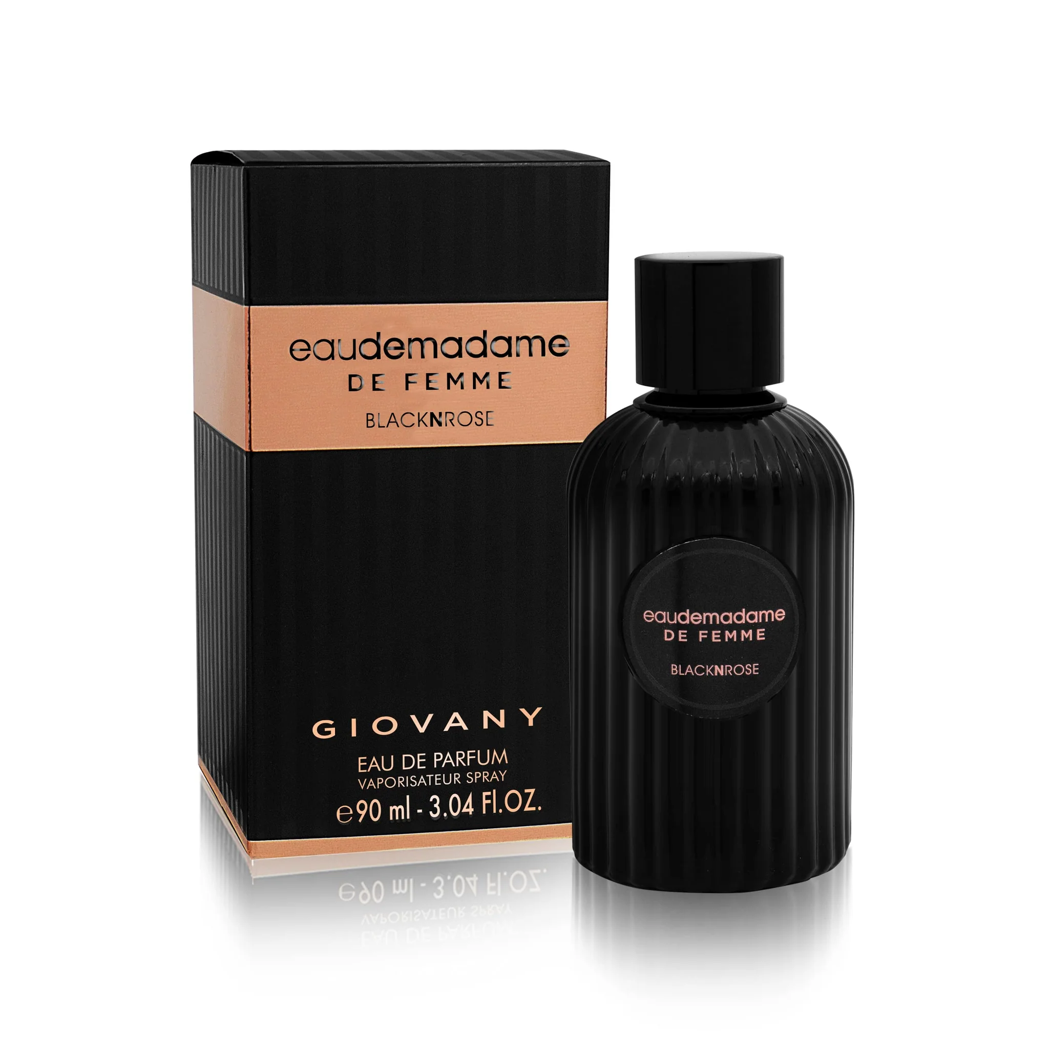 Fragrance World eaudemadame De Femme BlackNRose Giovany Spray Perfume 90ML