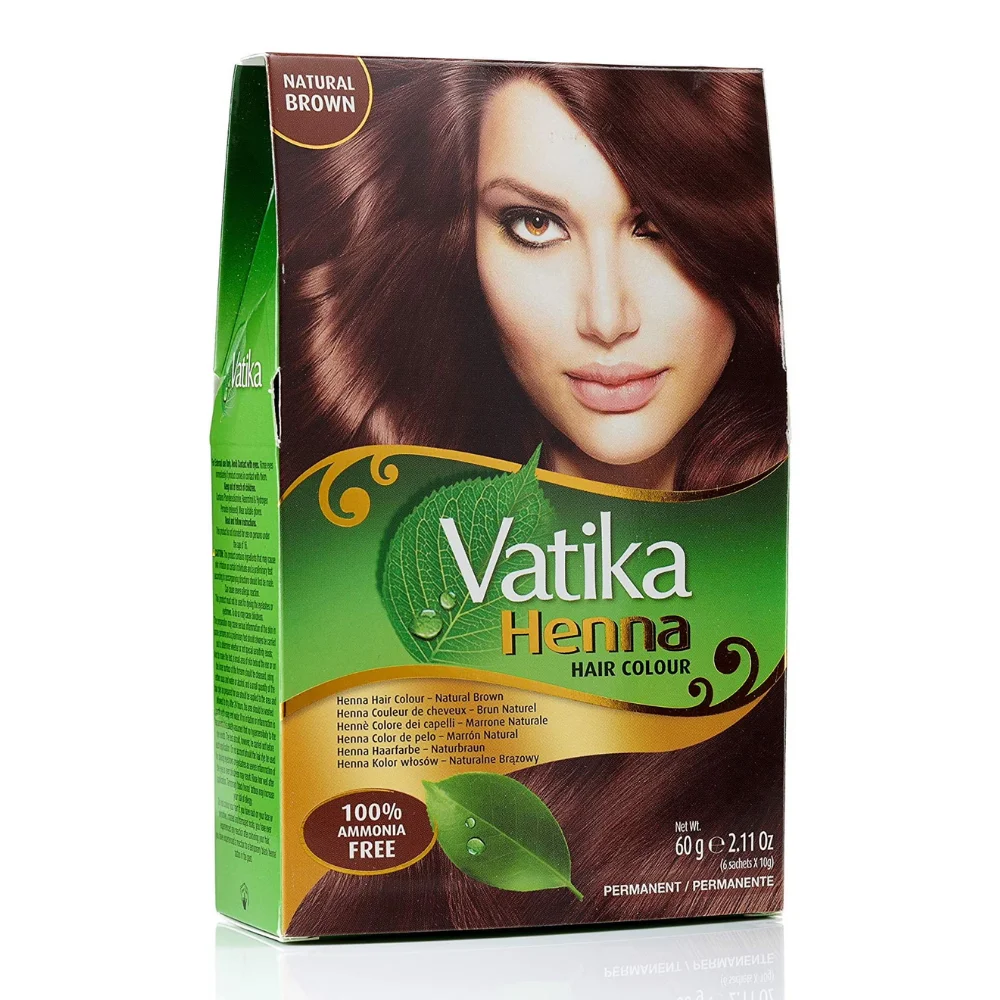 Vatika Henna Hair Color Natural Brown 60g