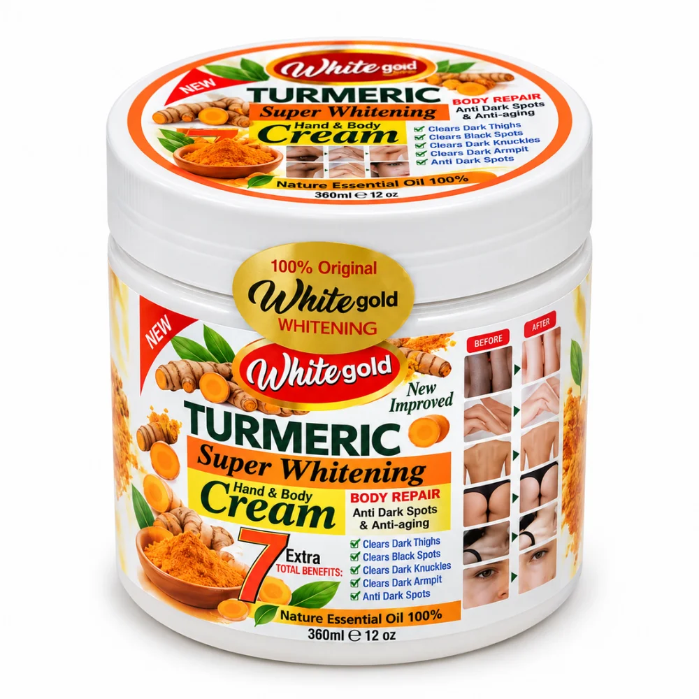 White Gold Turmeric Whitening Cream 360ML