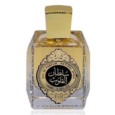 Suroori Sultan Al Quloob Intense Gold Perfume Spray 100ML