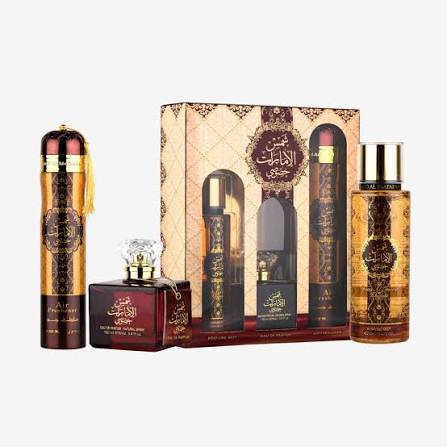 Ard Al Zaafaran Shams Al Emaraat Khusoosi Collection 3pc Gift Set