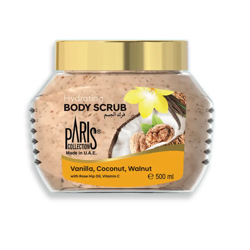 Paris Collection Hydrating Scrub Vanilla, Coconut, Walnut 500ML