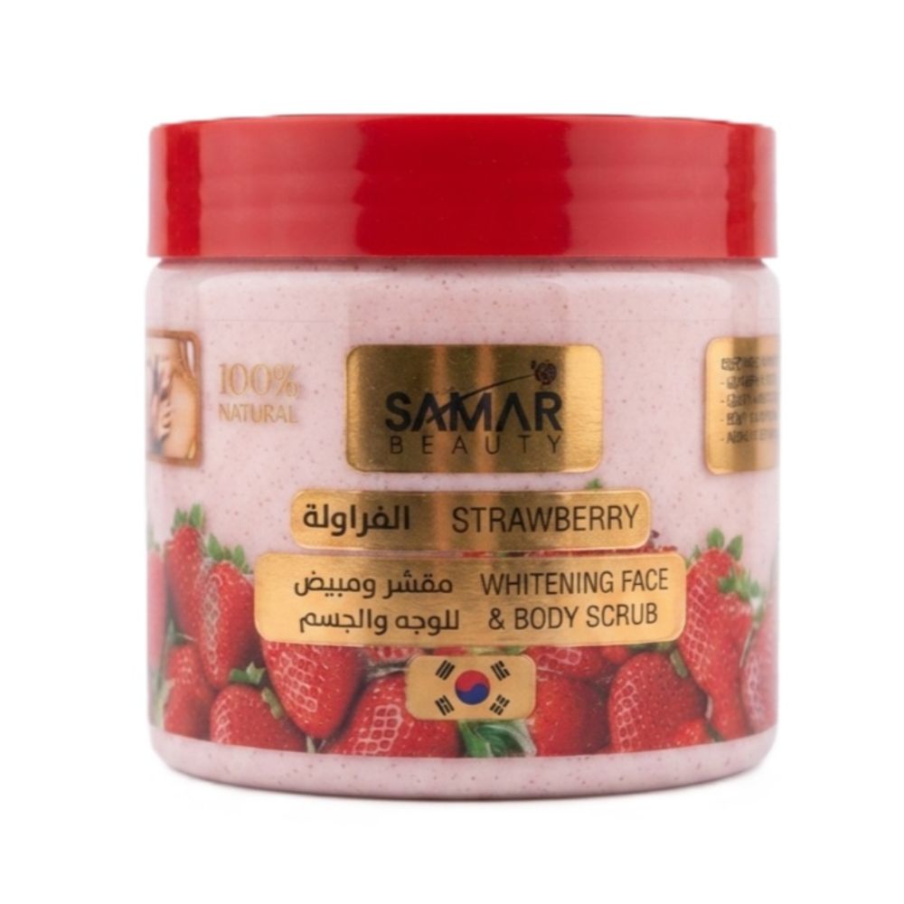 Samar Beauty Strawberry Whitening Scrub 500ML