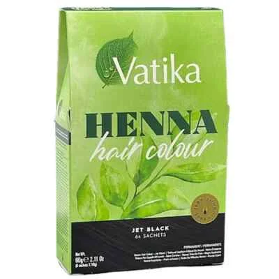 Vatika Henna Hair Color Jet Black 60g