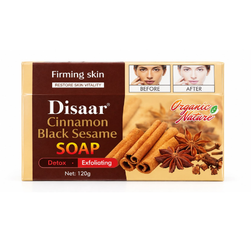 Disaar Cinnamon Black Sesame Dry Soap 120g